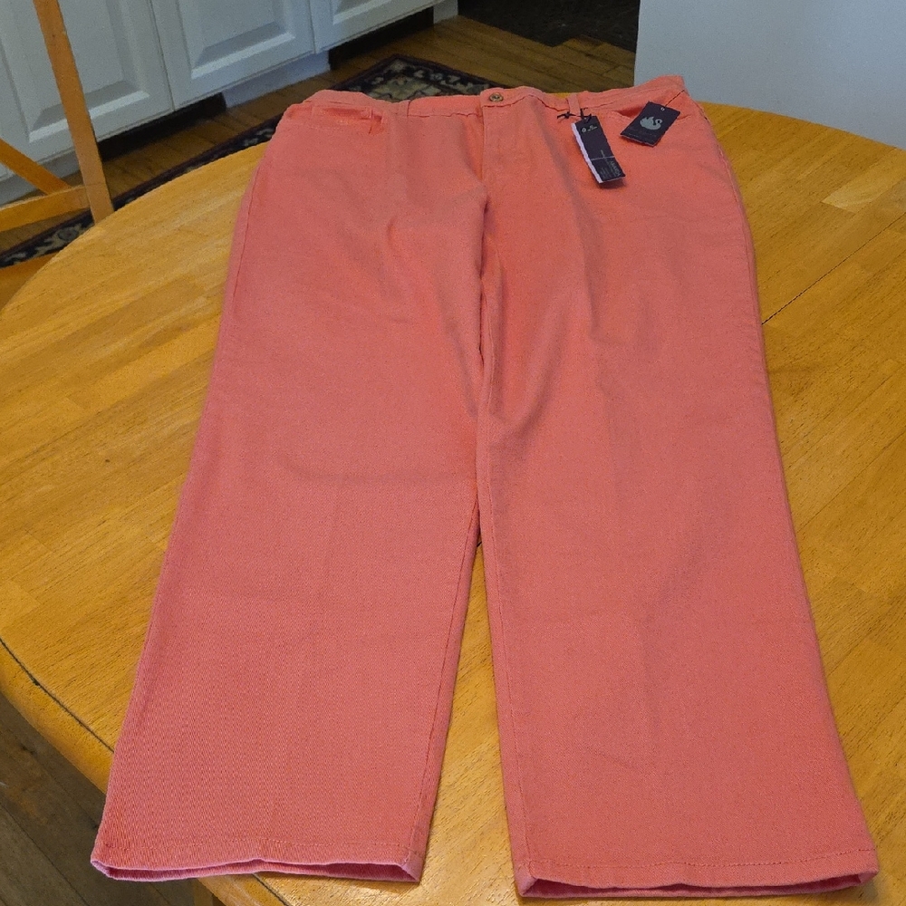 Coral Pants with Tag